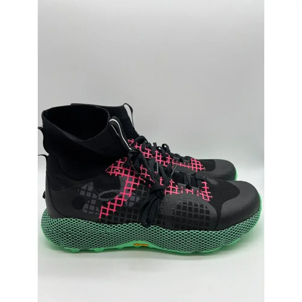 Under Armour HOVR Ridge Trek Black Chestnut Red Green 3025581-001 Men's Size 13